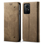 Custodia per telefono in pelle Flip Texture denim, For Xiaomi Redmi Note 12S, For Xiaomi 13 Lite / Civi 2