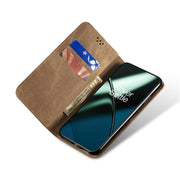 Custodia per telefono in pelle Flip Texture denim, For Xiaomi Redmi Note 12S, For Xiaomi 13 Lite / Civi 2