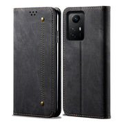 Custodia per telefono in pelle Flip Texture denim, For Xiaomi Redmi Note 12S, For Xiaomi 13 Lite / Civi 2
