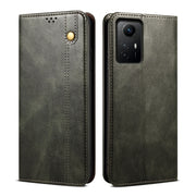 Custodia per telefono in pelle con trama di cavallo pazzo in cera d'olio, For Xiaomi Redmi Note 12S, For Xiaomi 13 Lite / Civi 2