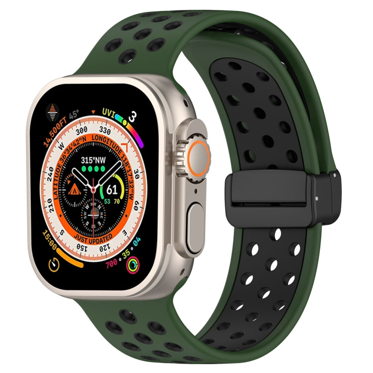 Cinturino in silicone con fibbia magnetica, For Apple Watch Ultra 49mm