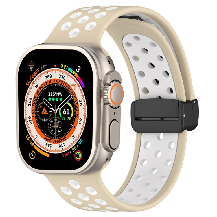 Cinturino in silicone con fibbia magnetica, For Apple Watch Ultra 49mm