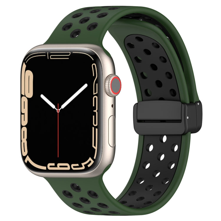 Cinturino in silicone con fibbia magnetica, For Apple Watch 8 45mm