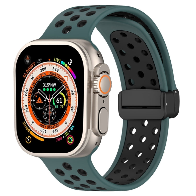 Cinturino in silicone con fibbia magnetica, For Apple Watch SE 2023 40mm