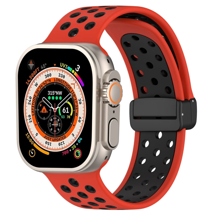 Cinturino in silicone con fibbia magnetica, For Apple Watch Ultra 2 49mm