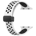 Cinturino in silicone con fibbia magnetica, For Apple Watch Series 9 45mm
