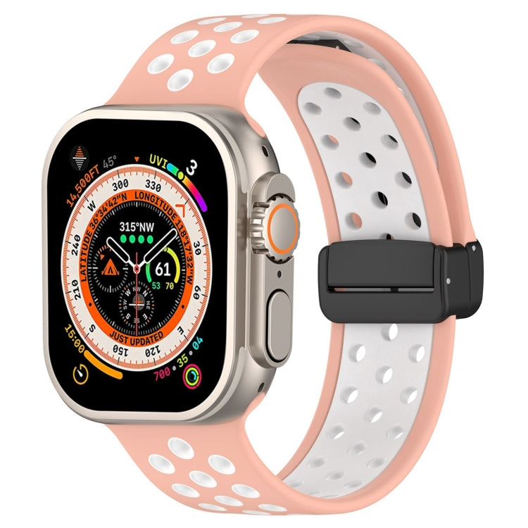 Cinturino in silicone con fibbia magnetica, For Apple Watch Series 9 45mm