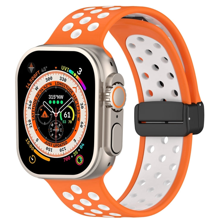 Cinturino in silicone con fibbia magnetica, For Apple Watch Series 9 41mm