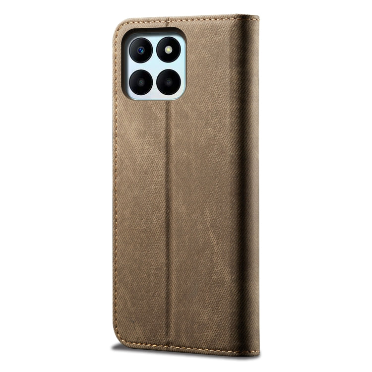 Custodia per telefono in pelle Flip Texture denim, For Honor X8 5G / X6 4G Foreign, For Honor 90 Pro, For Honor 90
