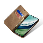 Custodia per telefono in pelle Flip Texture denim, For Honor X8 5G / X6 4G Foreign, For Honor 90 Pro, For Honor 90