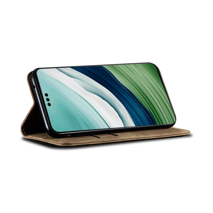 Custodia per telefono in pelle Flip Texture denim, For Honor X8 5G / X6 4G Foreign, For Honor 90 Pro, For Honor 90