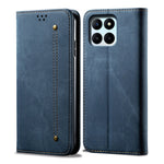 Custodia per telefono in pelle Flip Texture denim, For Honor X8 5G / X6 4G Foreign, For Honor 90 Pro, For Honor 90