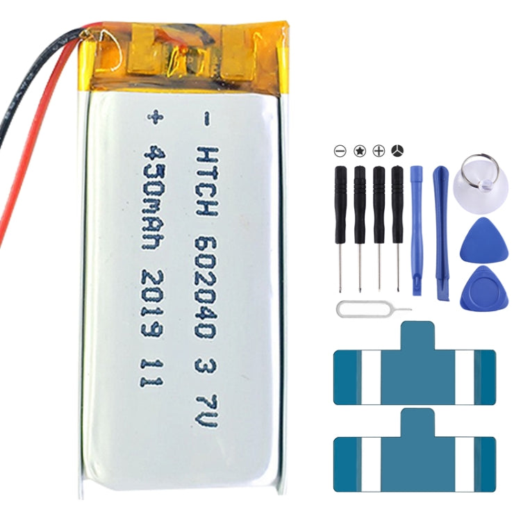 Sostituzione della batteria universale da 2 pezzi, 602040, 503040, 503759, 402040, 303450, 403040, 603450, 601862, 503048, 502040, 4025138, 802030, 103035, 603040