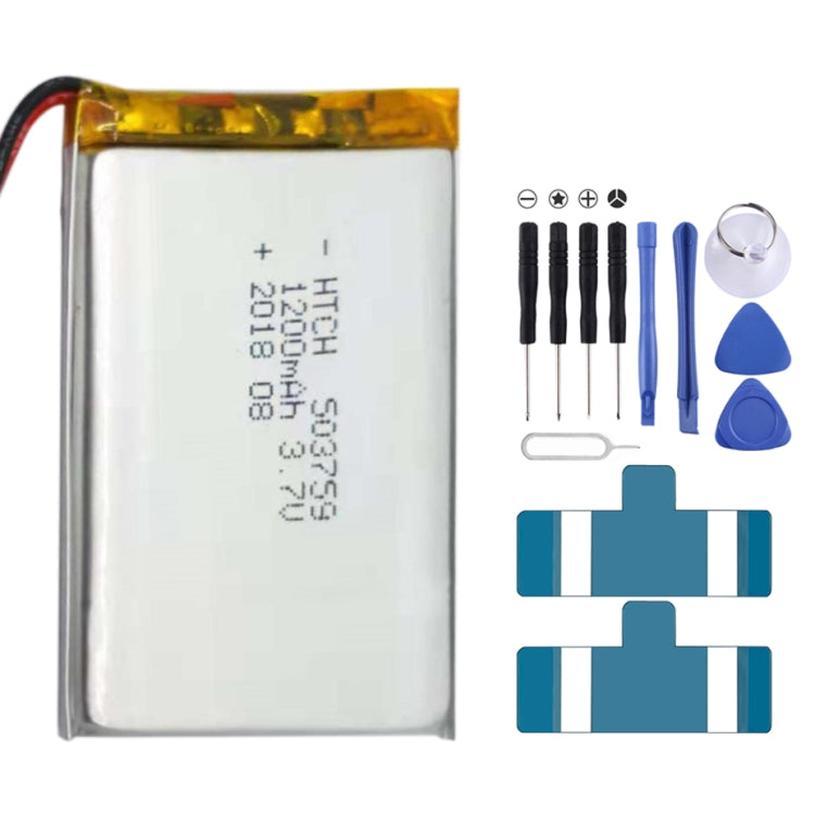 Sostituzione della batteria universale da 2 pezzi, 602040, 503040, 503759, 402040, 303450, 403040, 603450, 601862, 503048, 502040, 4025138, 802030, 103035, 603040