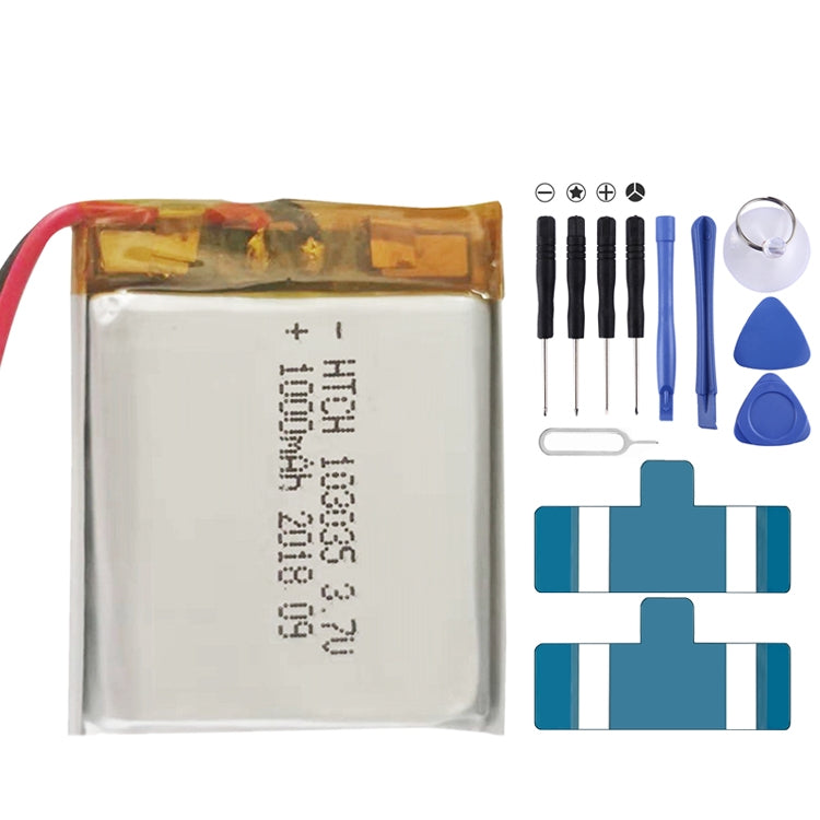 Sostituzione della batteria universale da 2 pezzi, 602040, 503040, 503759, 402040, 303450, 403040, 603450, 601862, 503048, 502040, 4025138, 802030, 103035, 603040