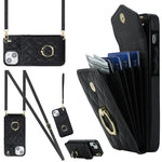 Custodia portafoglio per iPhone 13 Pro Max in pelle PU e TPU