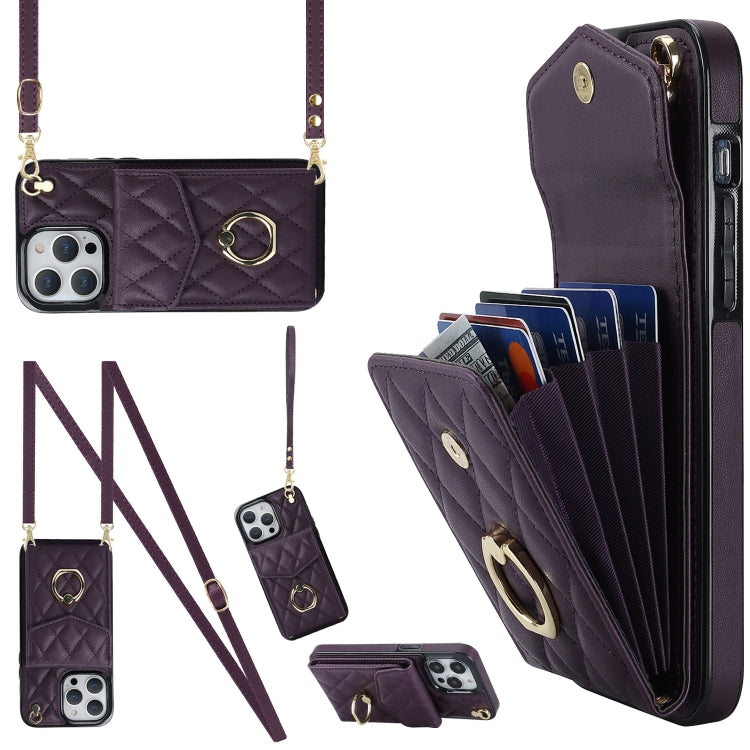 Custodia portafoglio con cordino per iPhone 11 Pro Max, 12, 12 Pr