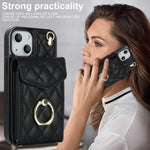Custodia portafoglio con cordino per iPhone 11, 11 Pro e XR