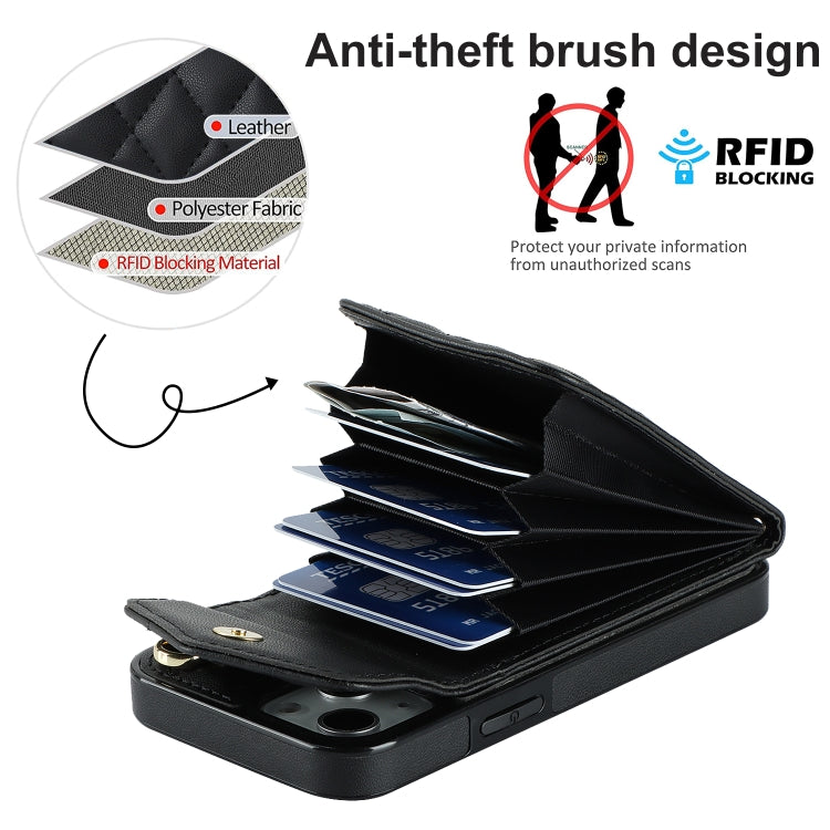 Custodia portafoglio con cordino per iPhone 11, 11 Pro e XR