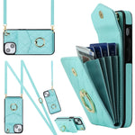 Custodia portafoglio con cordino per iPhone 11, 11 Pro e XR