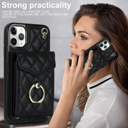 Custodia iPhone XS Max con portafoglio e cordino
