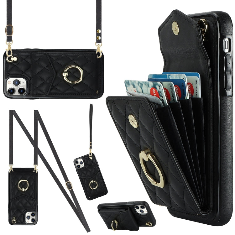 Custodia iPhone XS Max con portafoglio e cordino