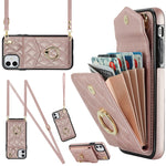 Custodia portafoglio iPhone XS Max con cordino