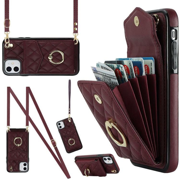 Custodia portafoglio iPhone XS Max con cordino