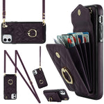 Custodia portafoglio iPhone XS Max con cordino