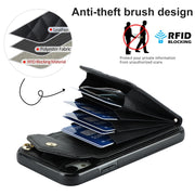 Custodia per telefono con borsa per carte a trama rombica con cordino lungo, For iPhone XR, For iPhone XS Max