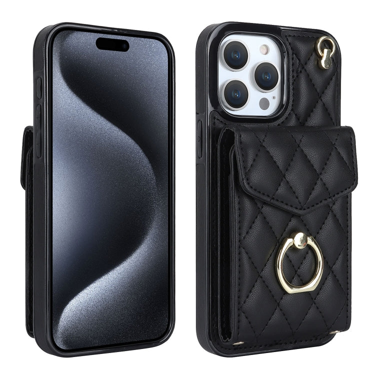 Custodia portafoglio per iPhone 15 Plus con borsa carte