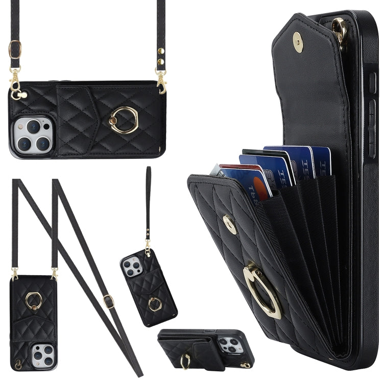 Custodia portafoglio per iPhone 14 con cordino