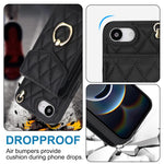 Custodia portafoglio in pelle PU per iPhone 15 Pro, 15 Pro Max e