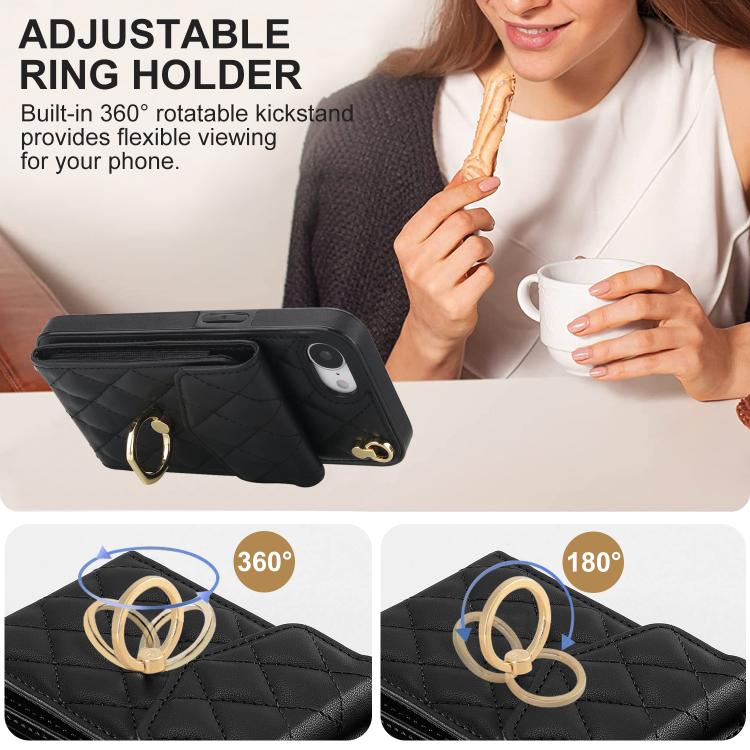 Custodia portafoglio in pelle PU per iPhone 15 Pro, 15 Pro Max e