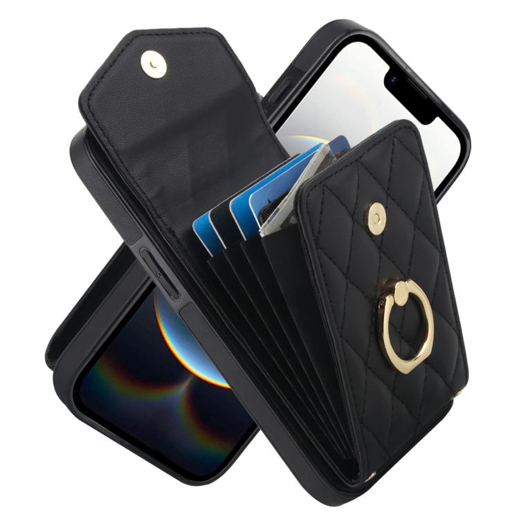 Custodia portafoglio in pelle PU per iPhone 15 Pro, 15 Pro Max e