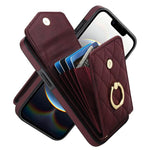 Custodia portafoglio in pelle PU per iPhone 15 Pro, 15 Pro Max e