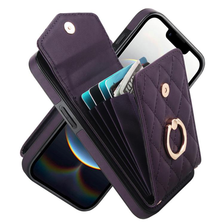 Custodia portafoglio in pelle PU per iPhone 15 Pro, 15 Pro Max e