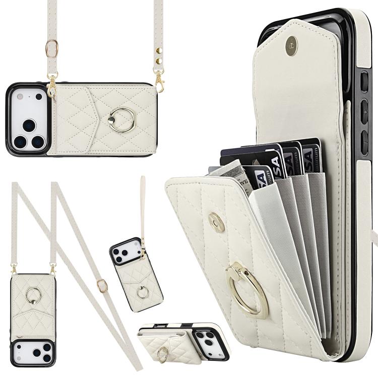 Custodia portafoglio in pelle PU per iPhone 15 Pro, 15 Pro Max e