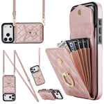 Custodia portafoglio in pelle PU per iPhone 15 Pro, 15 Pro Max e