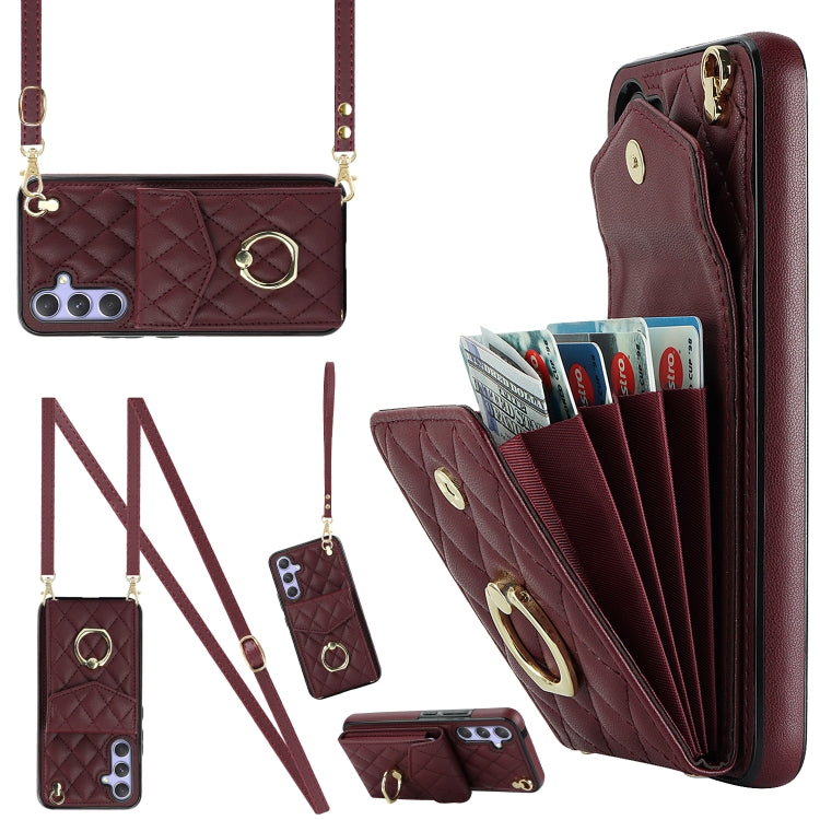 Custodia portafoglio in pelle PU per Samsung Galaxy S24 5G