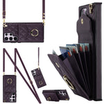 Custodia portafoglio in pelle PU per Samsung Galaxy S24 5G