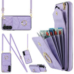 Custodia portafoglio in pelle PU per Samsung Galaxy S23+