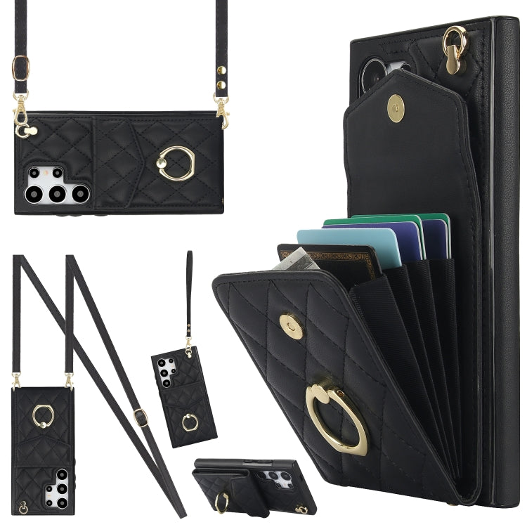 Custodia portafoglio in pelle PU per Samsung Galaxy S25 Edge 5G