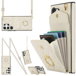 Custodia portafoglio in pelle PU per Samsung Galaxy S25 Edge 5G