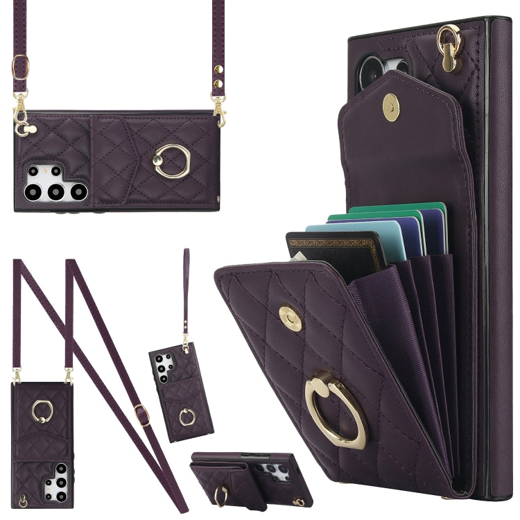Custodia portafoglio in pelle PU per Samsung Galaxy S25 Edge 5G