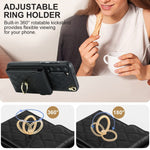Custodia portafoglio in pelle PU per Samsung Galaxy S24 5G