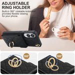 Custodia portafoglio in pelle PU per Samsung Galaxy S25 Edge 5G