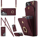 Custodia portafoglio in pelle PU per Samsung Galaxy S26+
