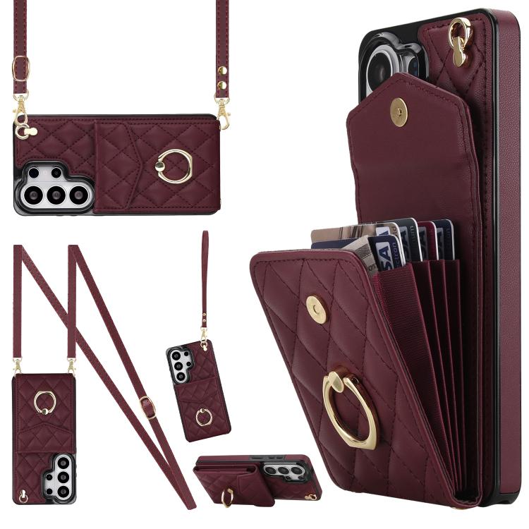 Custodia portafoglio in pelle PU per Samsung Galaxy S26+