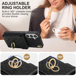 Custodia portafoglio in pelle PU per Samsung Galaxy S26+